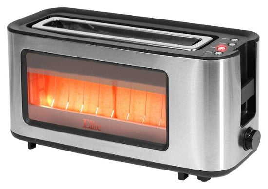 Elite Platinum - 2-Slice Wide-Slot Toaster - Stainless-Steel